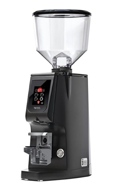 Eureka Atom W 65 Kaffeemühle Schwarz mit Waage