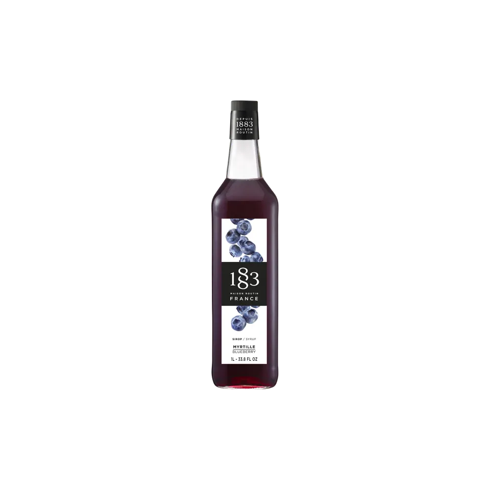 Maison Routin 1883 Blaubeer Sirup Blueberry Rohrzucker 1L
