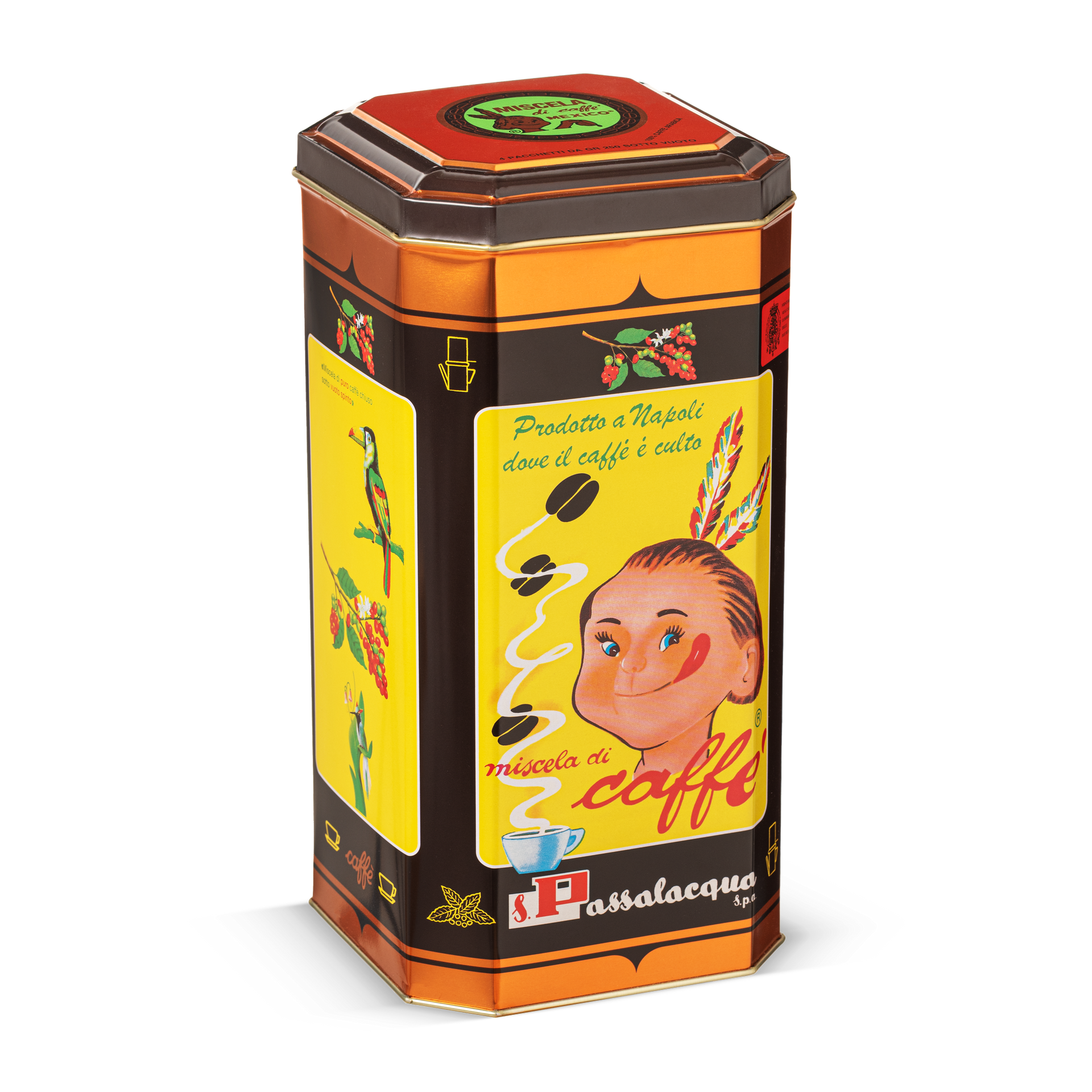 Passalacqua Mexico Kaffeepulver Dose 1kg 100% Arabica