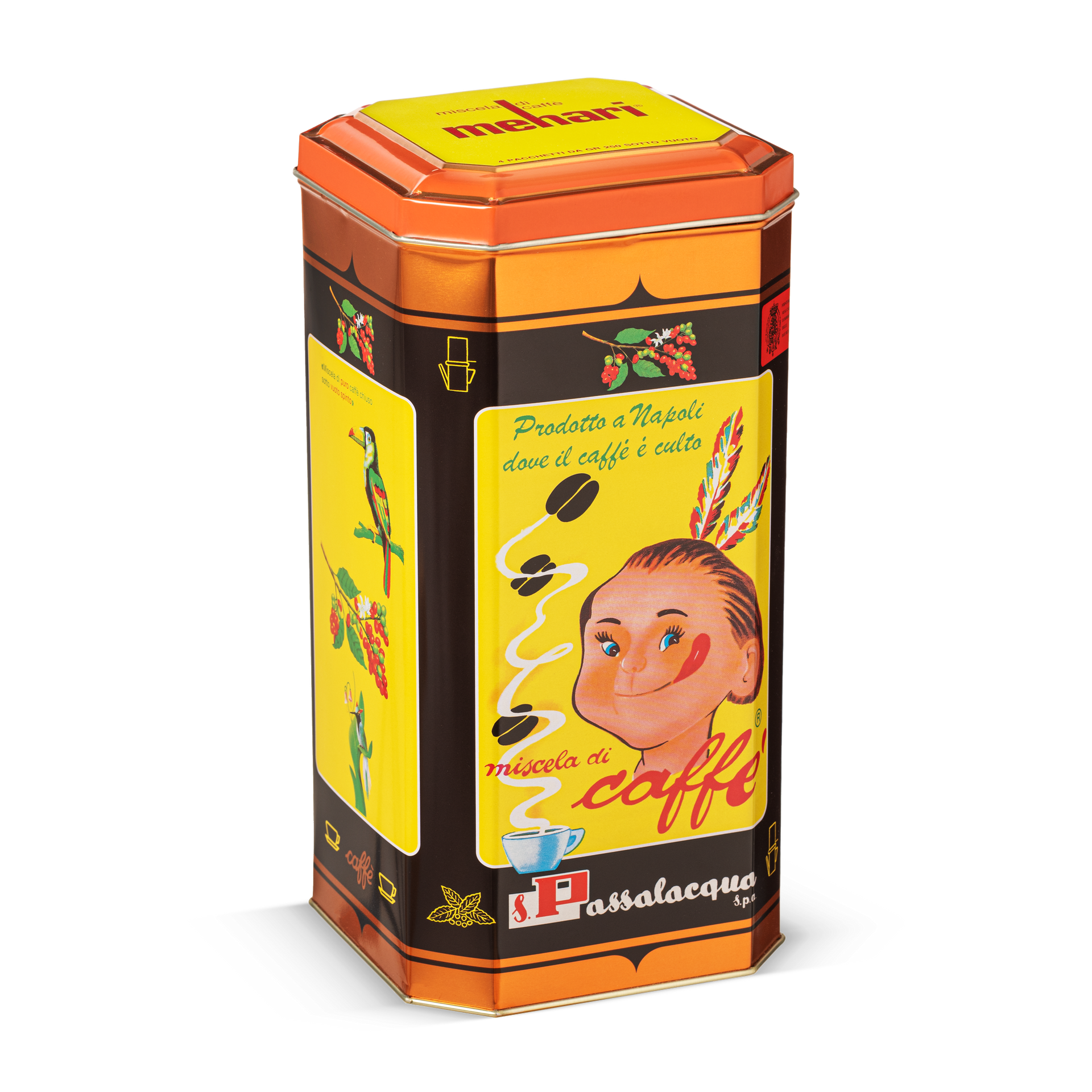 Passalacqua Mehari Espresso gemahlen 1 kg Dose stark