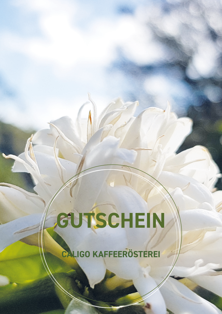 Caligo Kaffeerösterei Gutschein 5 Euro Kaffee Geschenk online