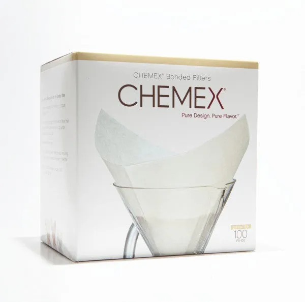 Chemex Filterpapiere Filterfilter Square white 100 Stück