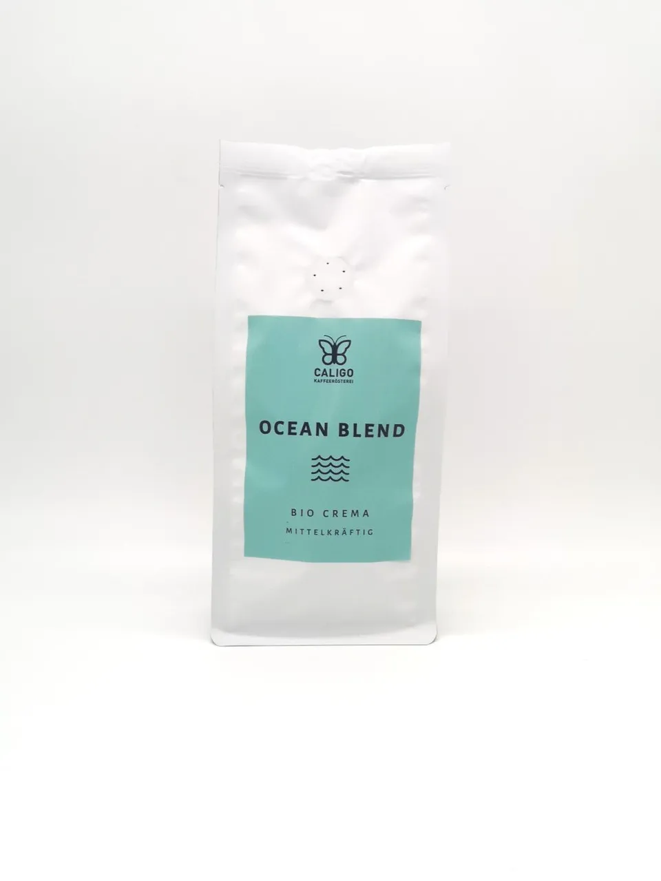Caligo PROJEKTKAFFEE Ocean Blend Crema Kaffee 250g Bohnen bio