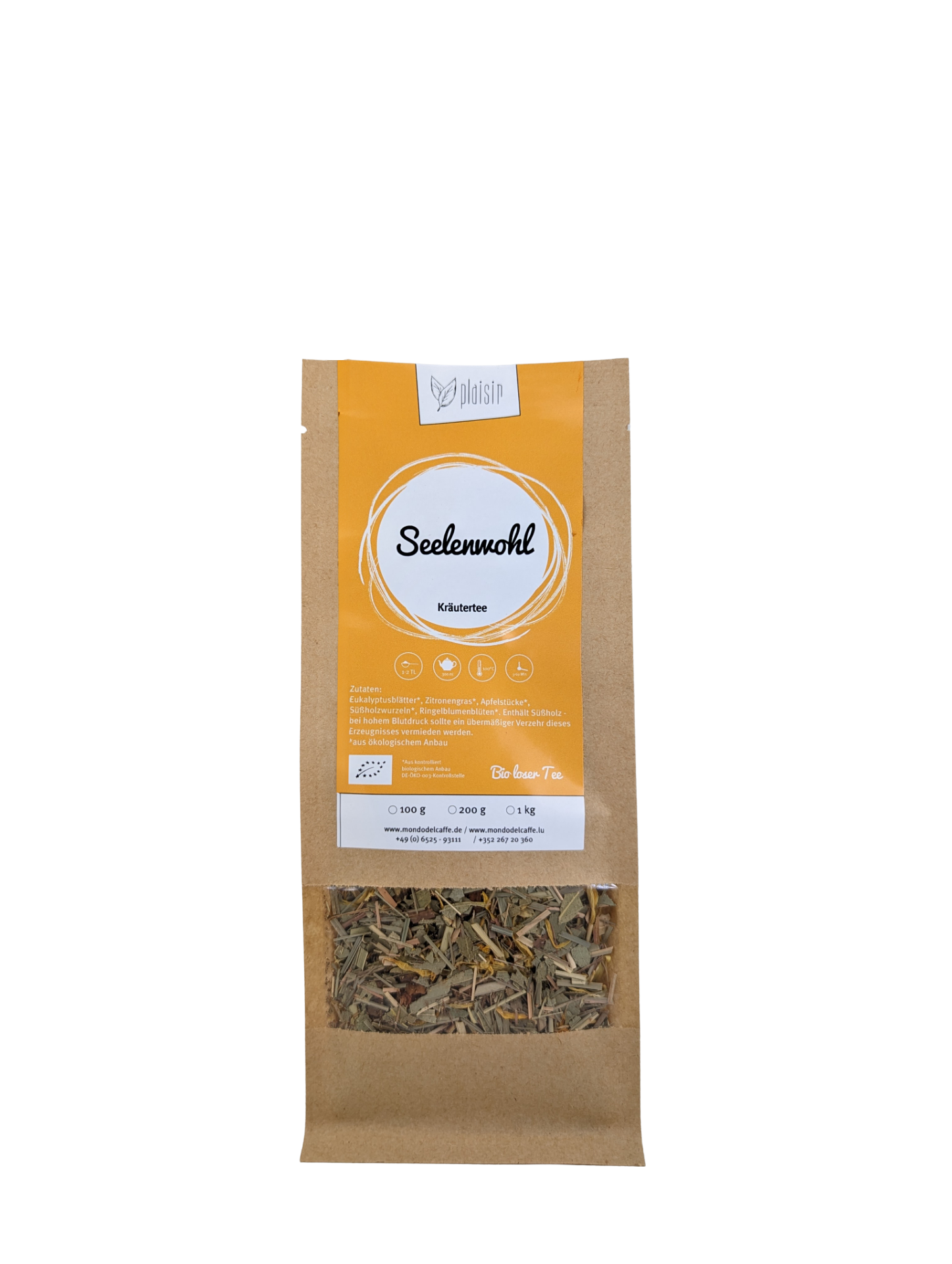 Mondo del Caffè Seelenwohl Bio Tee 100 g loser Aufguss