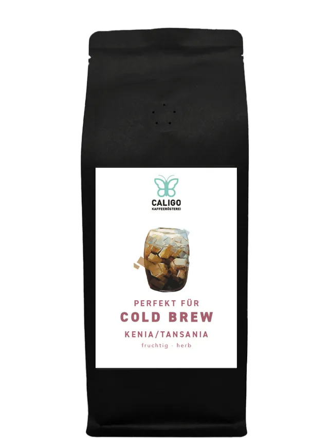 Caligo Cold Brew Blend Filterkaffee 250g Bohne Beere