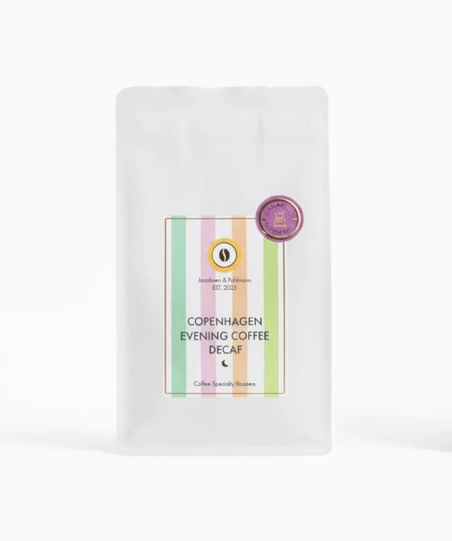 Jacobsen & Pohlmann Copenhagen Evening Decaf Espresso 250g Bohne