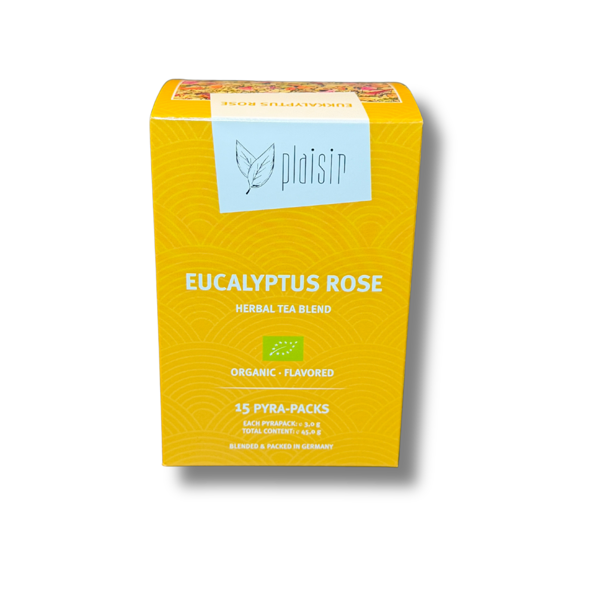 Plaisir Bio Eukalyptus Rose Tee Pyra Pack koffeinfrei