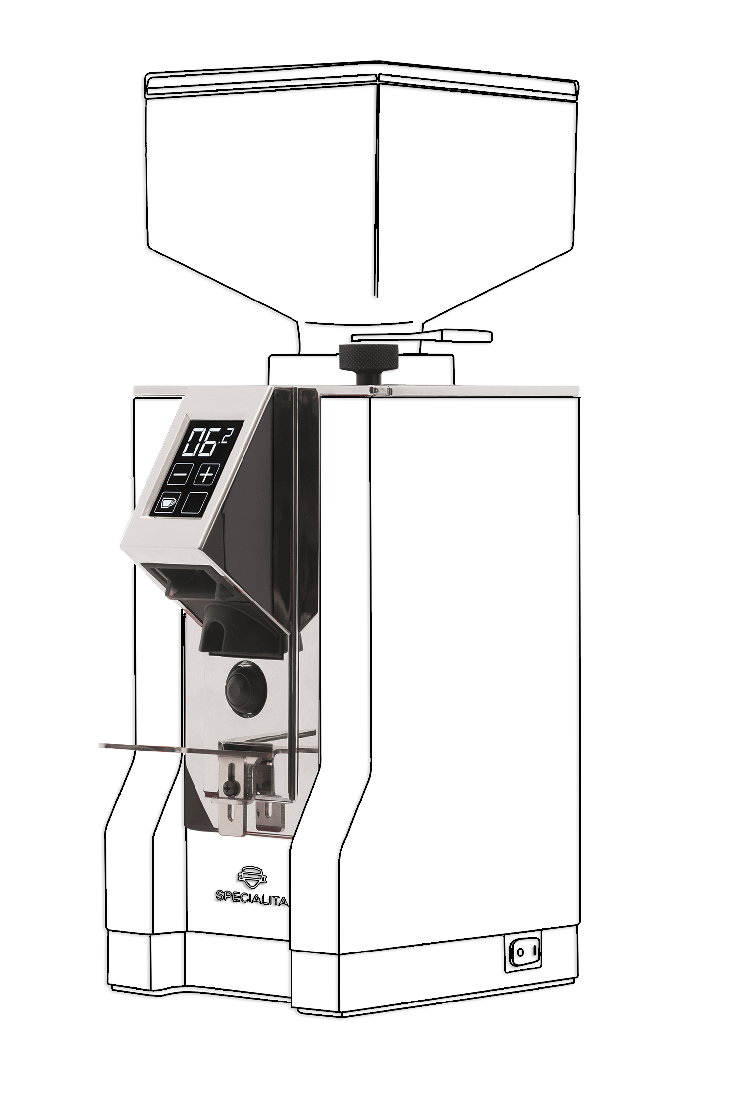 Eureka Mignon Specialita 16CR Kaffeemühle schwarz matt 55mm