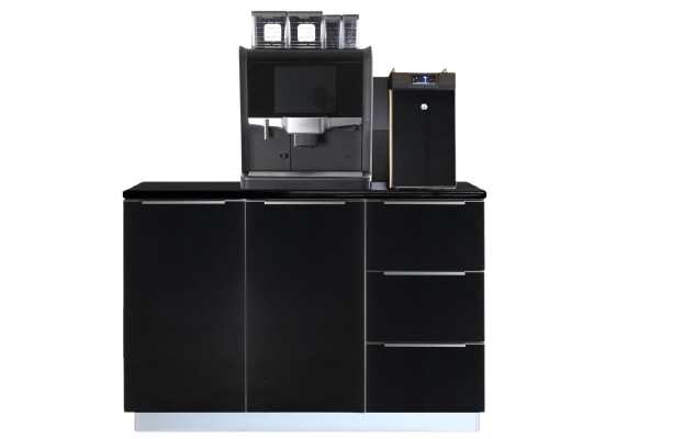 Mondo del Caffè Unterschrank 120cm Tischplatte Schwarz
