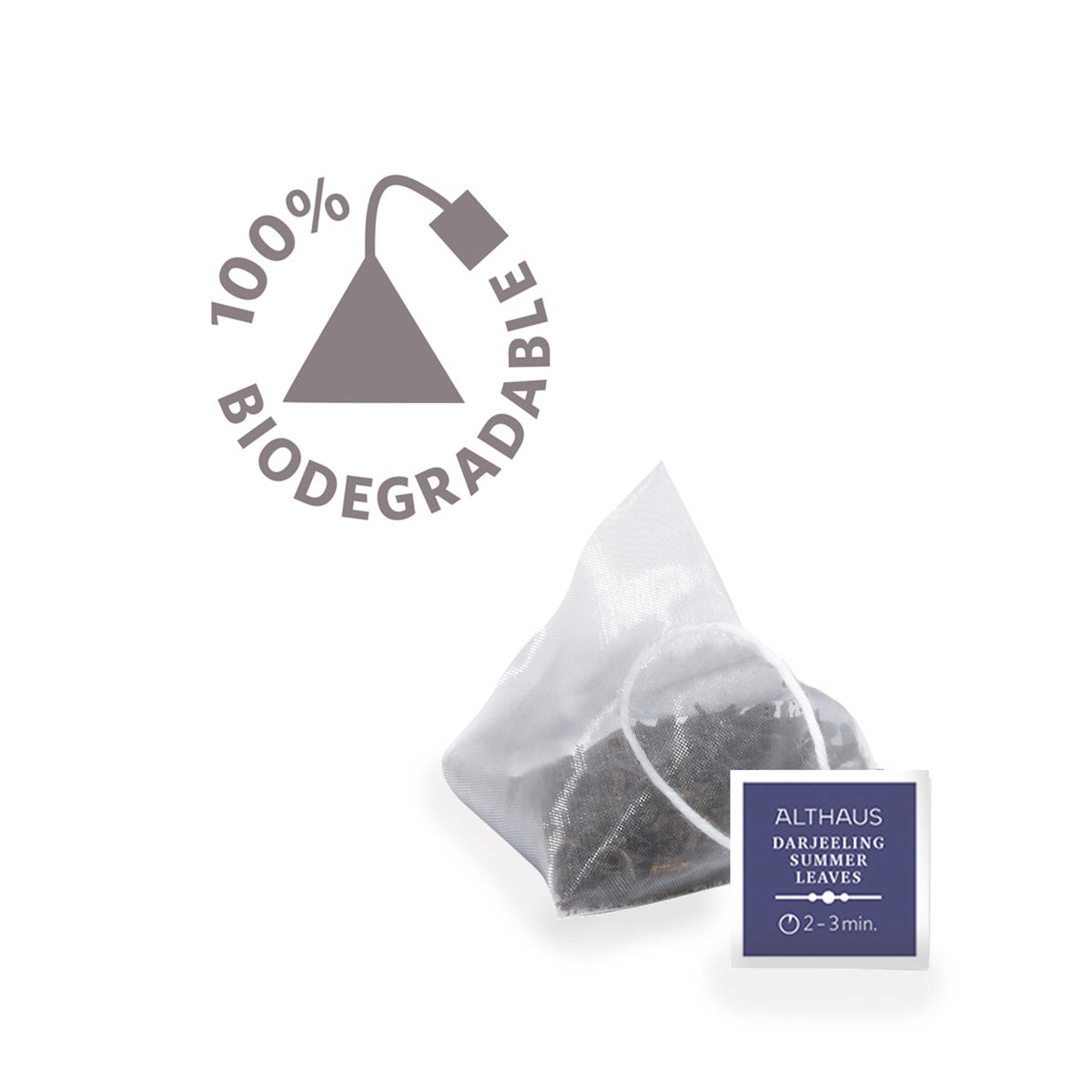 Althaus Darjeeling Summer Leaves Schwarztee 15 Pyra Packs