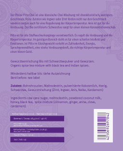 Plaisir Pitta Chai Tee Bio Gewürztee 350 gr