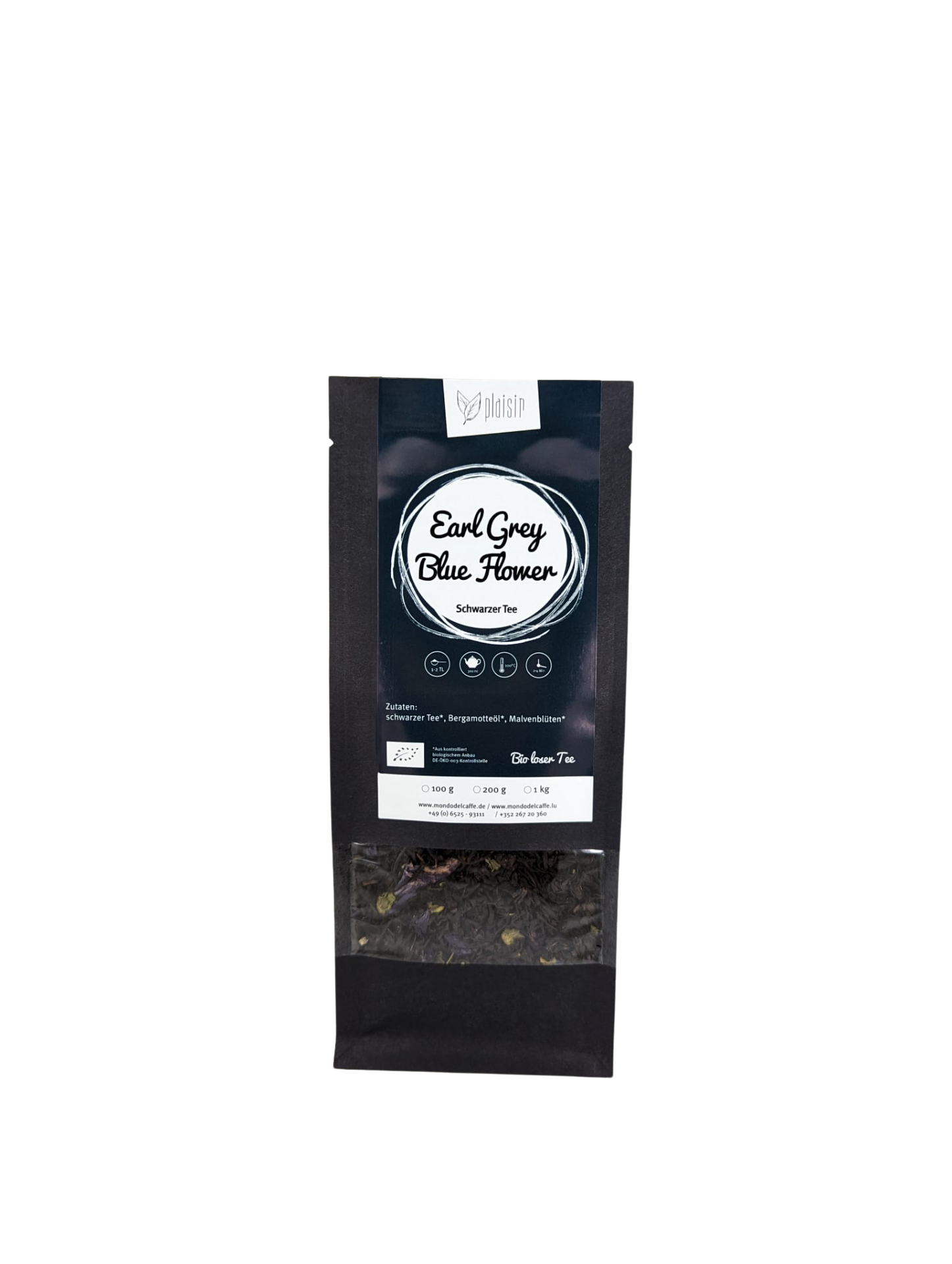Mondo del Caffè Feinkost Earl Grey Blue Flower Bio-Tee 100gr