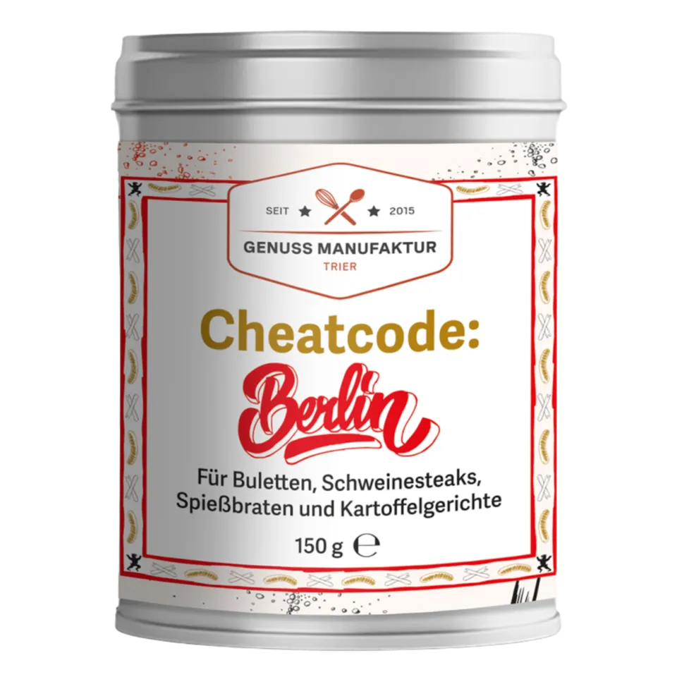 Cheatcode Berlin Gewürz Burger Hack 100 g Beutel Genussmanufaktur