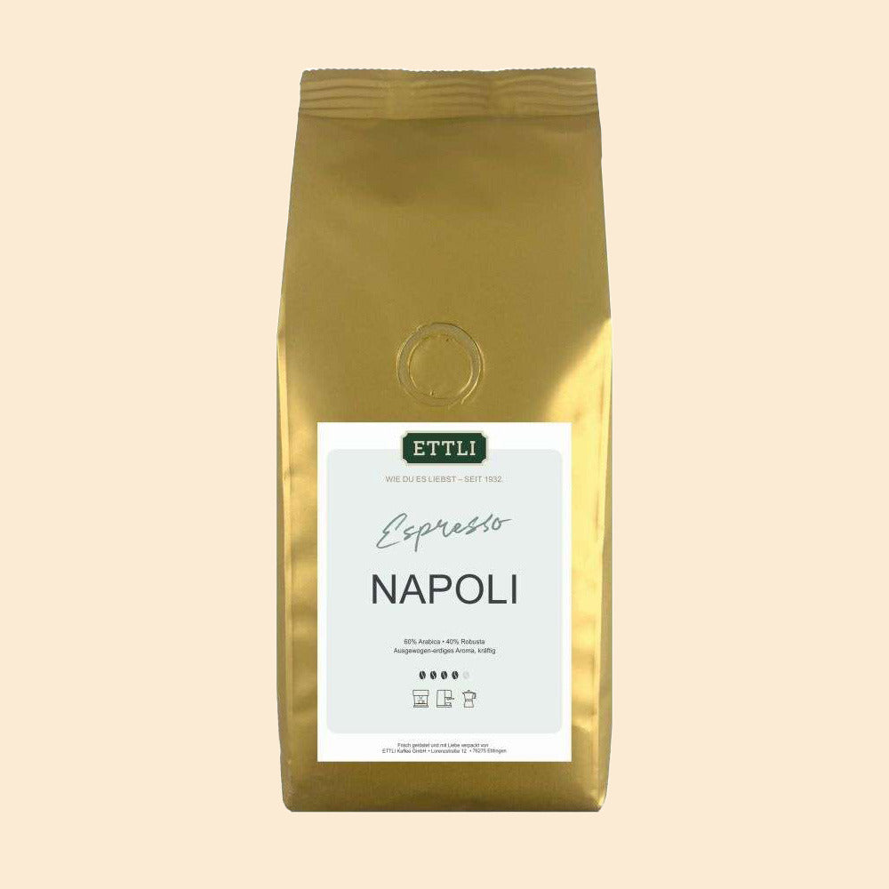 ETTLI Espresso Napoli Kaffee 250 g ganze Bohnen kräftig