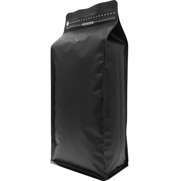 Mondo del Caffè Blockbodenbeutel Kaffeetüte schwarz 250 g