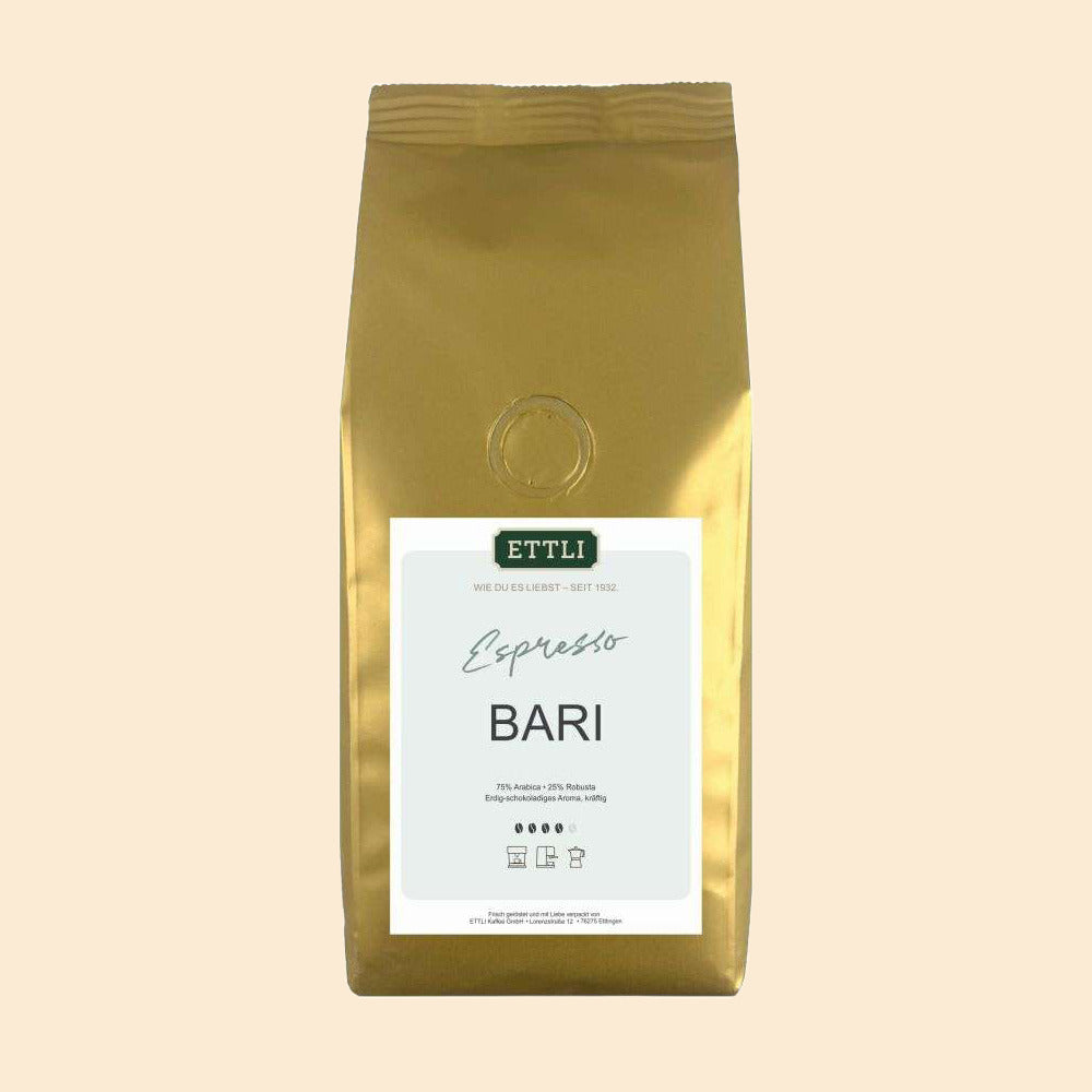 ETTLI Espresso Bari Bohnen 250 g ganze Bohnen würzig
