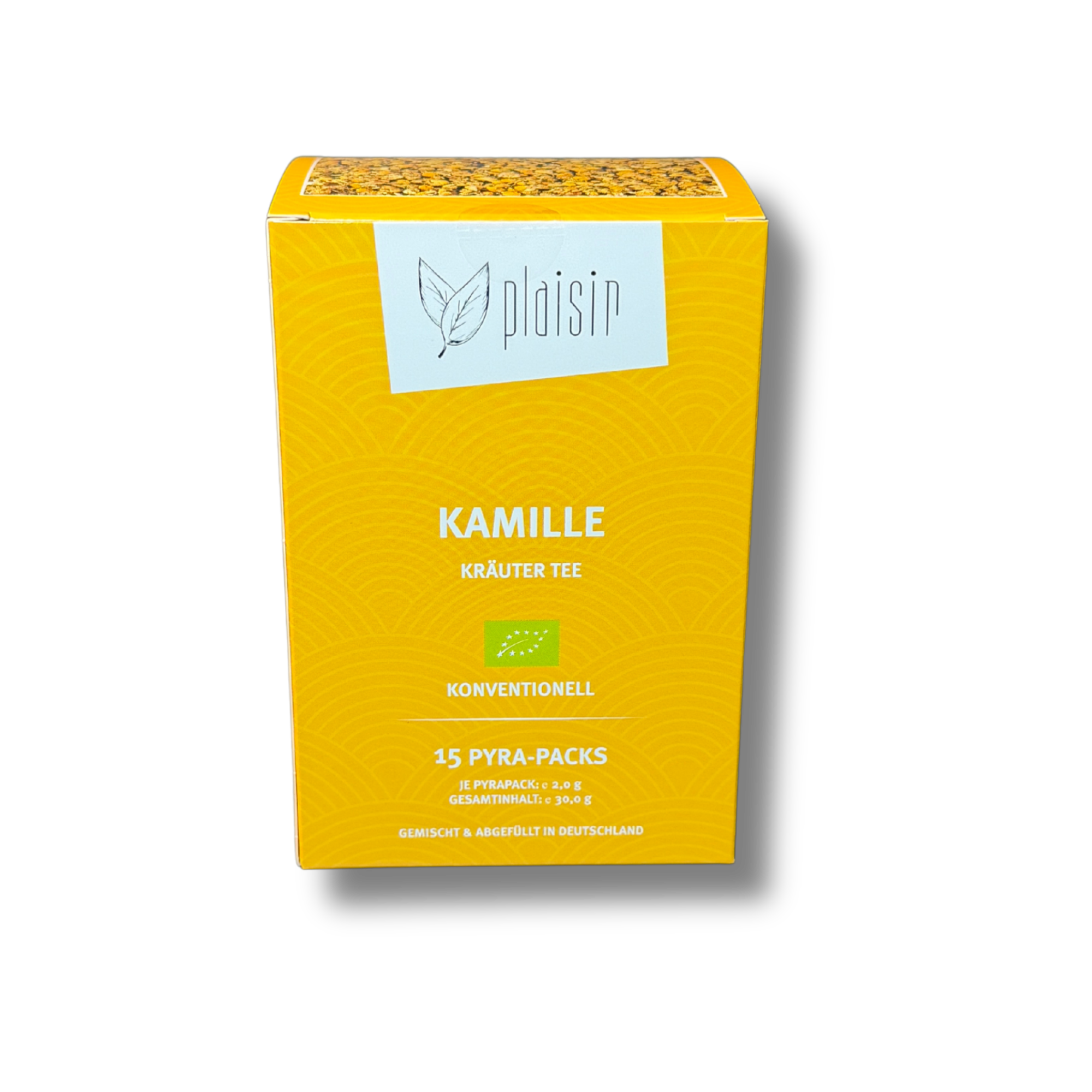Plaisir Bio Kamille Tee Pyra Pack koffeinfrei