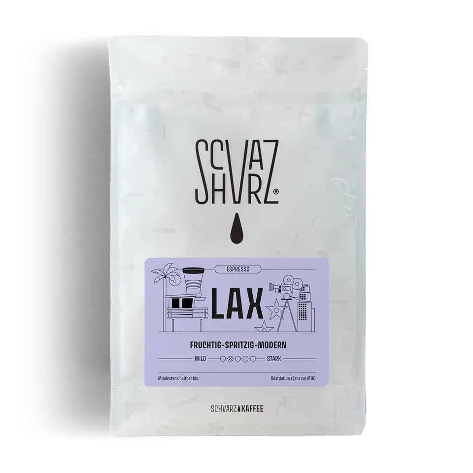Schvarz LAX Espresso Kaffeebohnen 350 g fruchtig hell