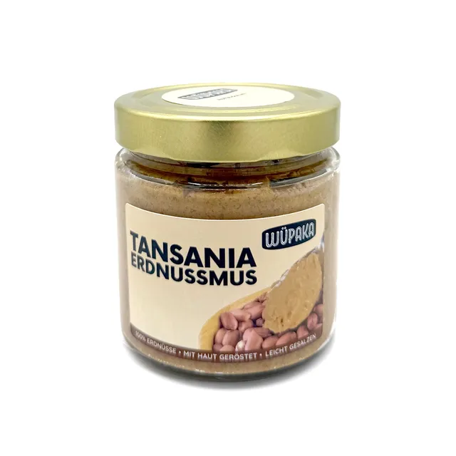 WÜPAKA Leckereien Tansania Erdnussmus 350g geröstet
