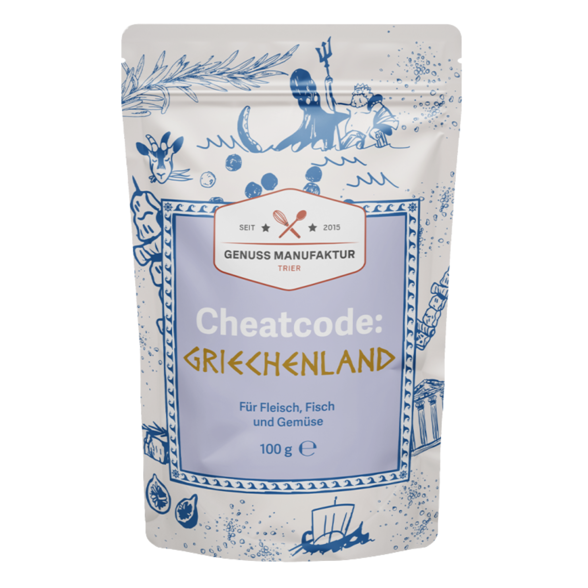 Cheatcode Griechenland Gewürzmischung 110g Dose griechisch