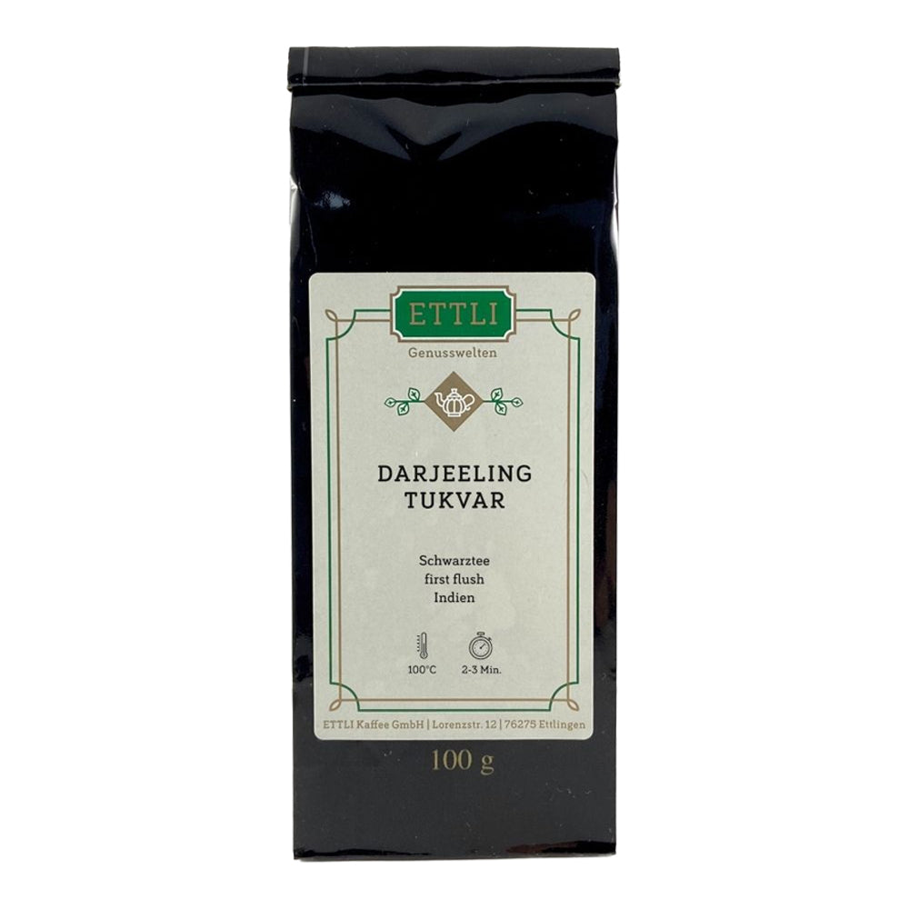 ETTLI Schwarztee Darjeeling Tukvar First Flush 100 g