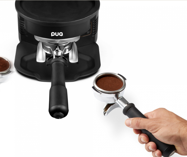 Puqpress M3 Tamper 58 mm Schwarz für Mahlkönig E65S