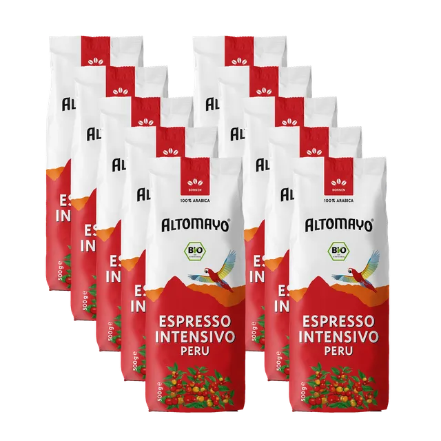 Altomayo Bio-Espresso Intensivo Bohnen 10x500g Peru Arabica