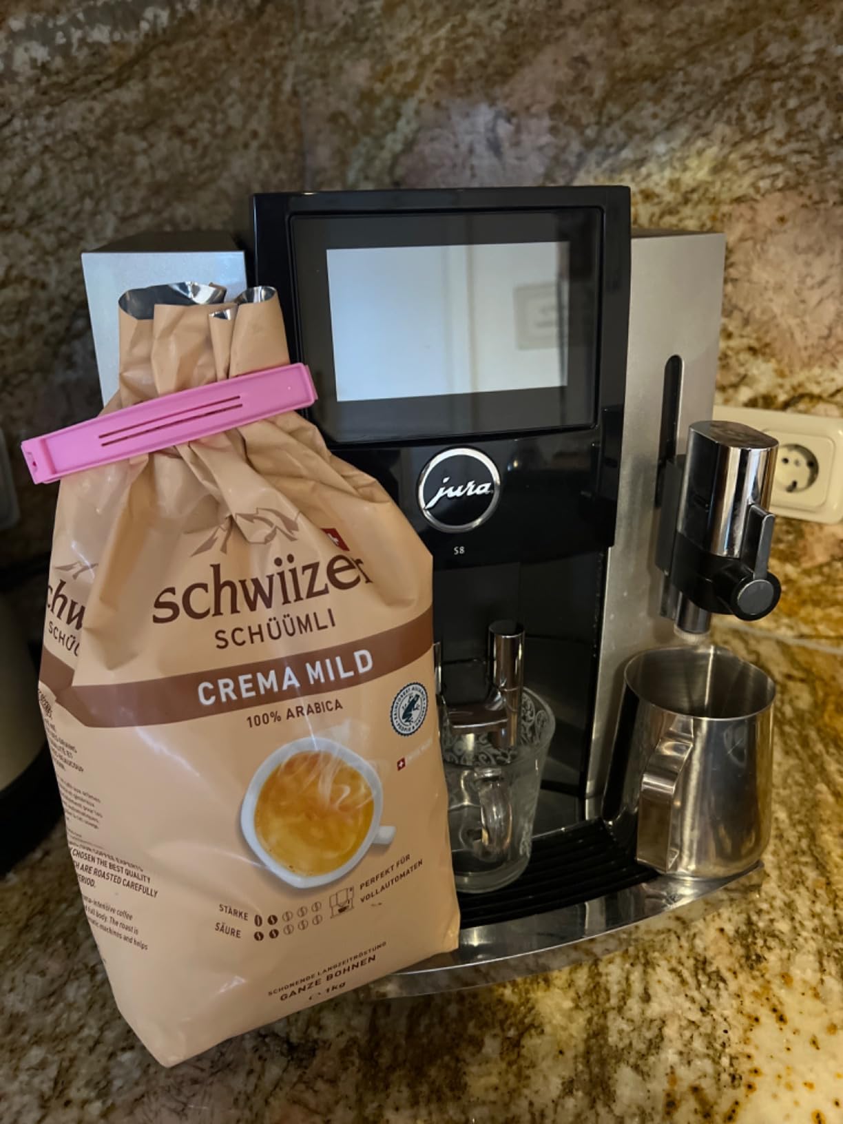 Schwiizer Schüümli Crema Mild Kaffeebohnen 1 kg Arabica