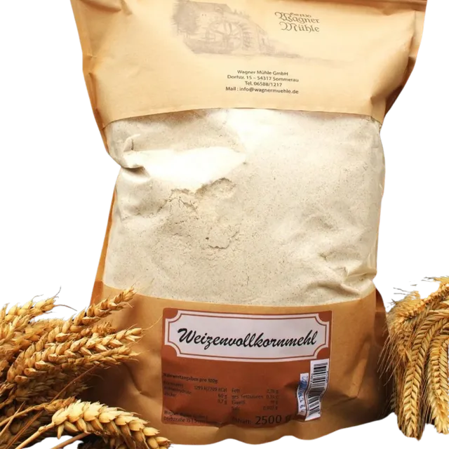 Mondo del Caffè Feinkost Weizenvollkornmehl Spezialmehl 2,5 kg