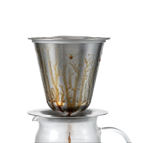 Hario Kasuya Edelstahl Dripper Filterkaffee-Zubereiter Permanentfilter
