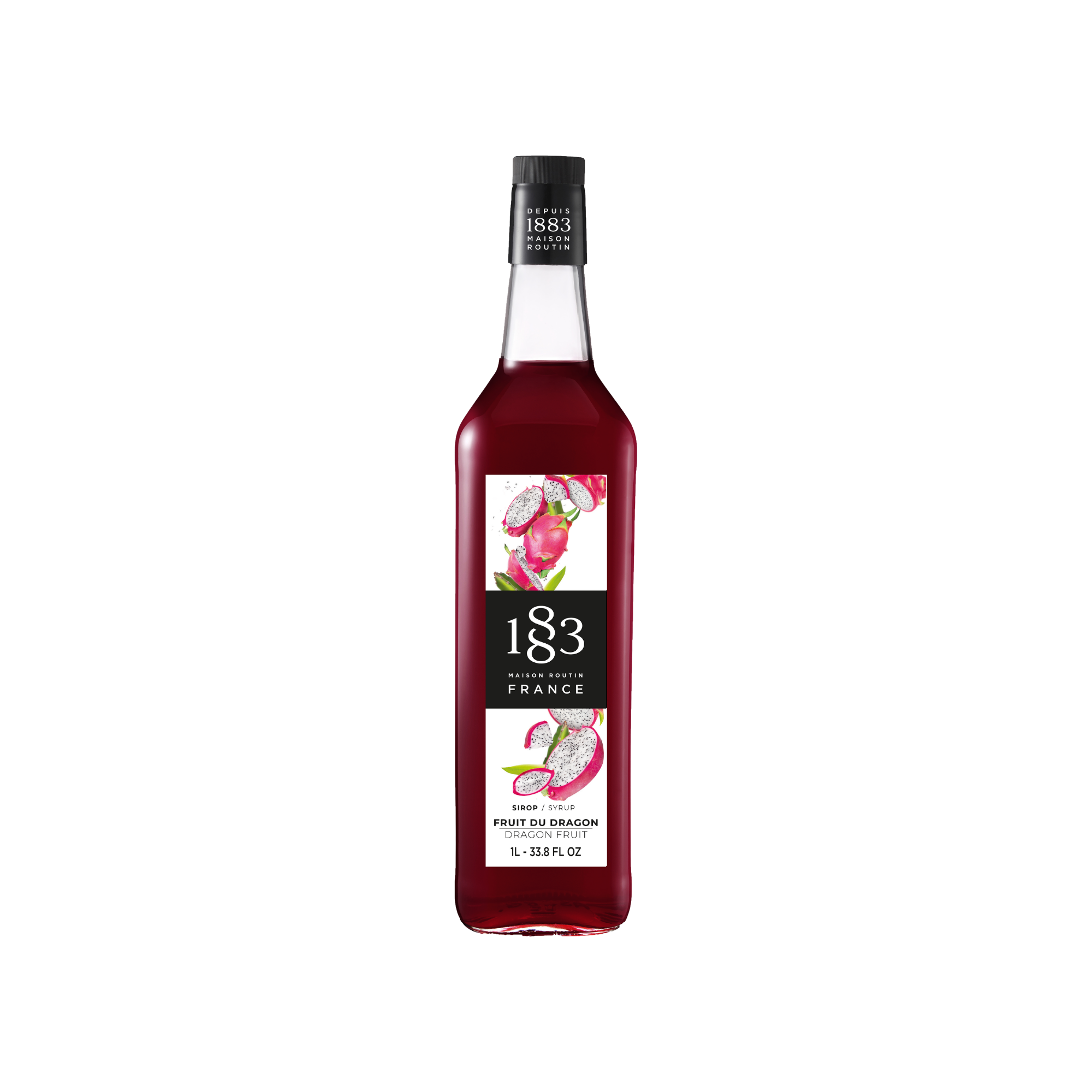 Maison Routin 1883 Drachenfrucht Sirup pinke Farbe