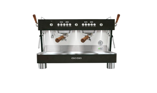 Ascaso Barista T Plus Espressomaschine Schwarz 2 gruppig