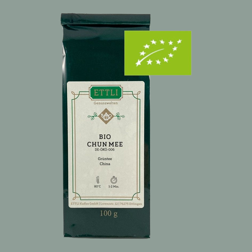 ETTLI Chun Mee Bio Grüntee 100 g lose mild-blumig