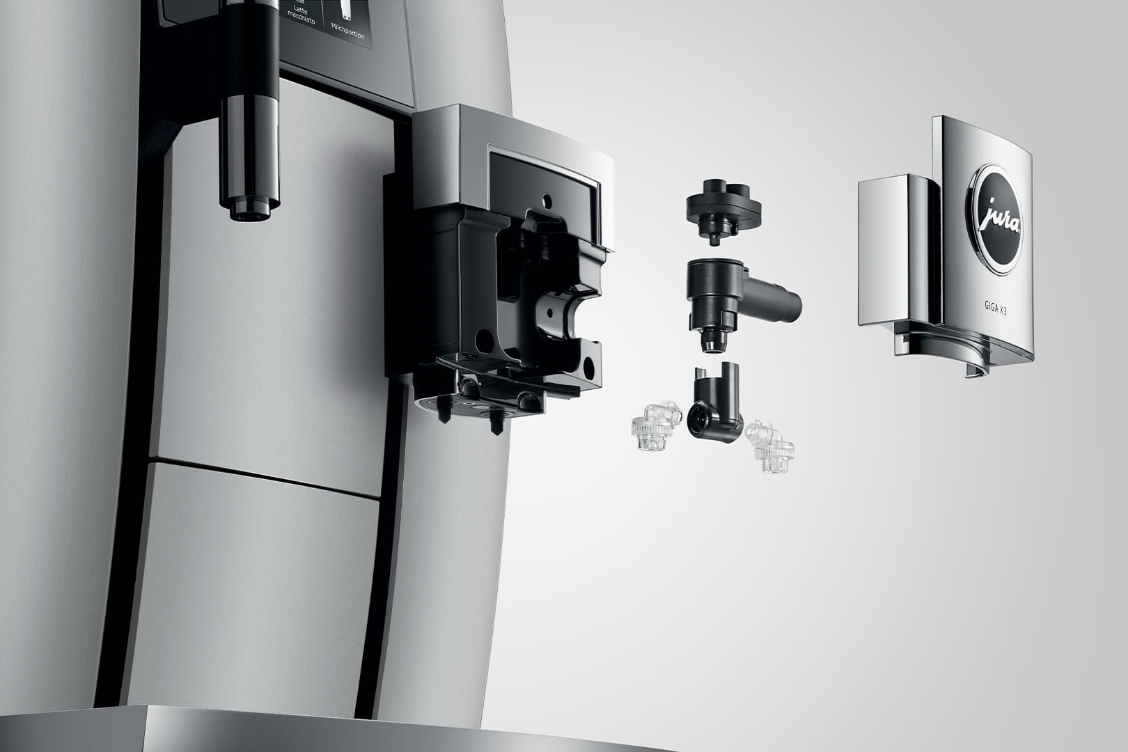 JURA GIGA X3 Kaffeevollautomat Aluminium 150 Tassen 5L