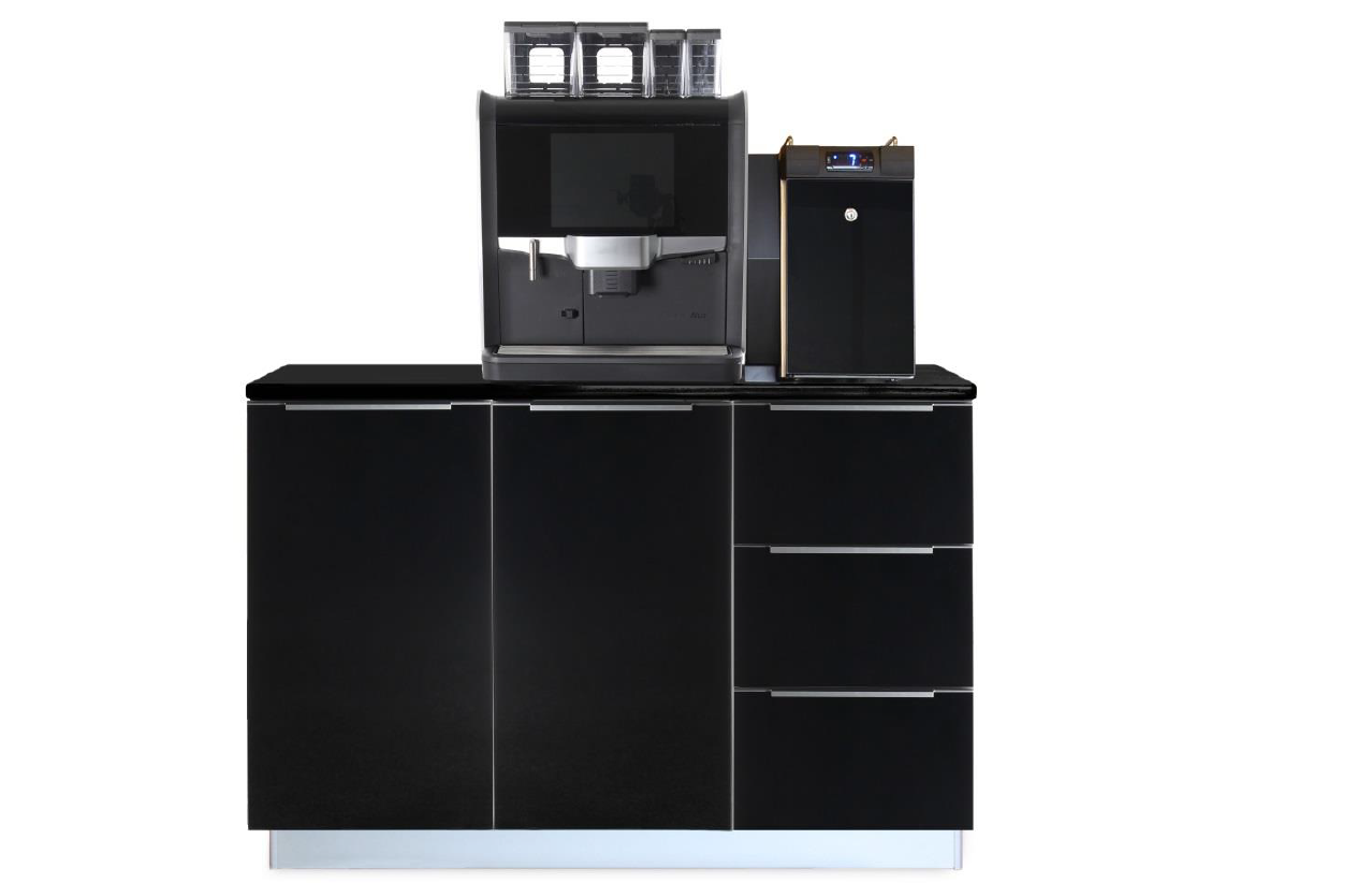 Mondo del Caffè Unterschrank 120cm Tischplatte Schwarz