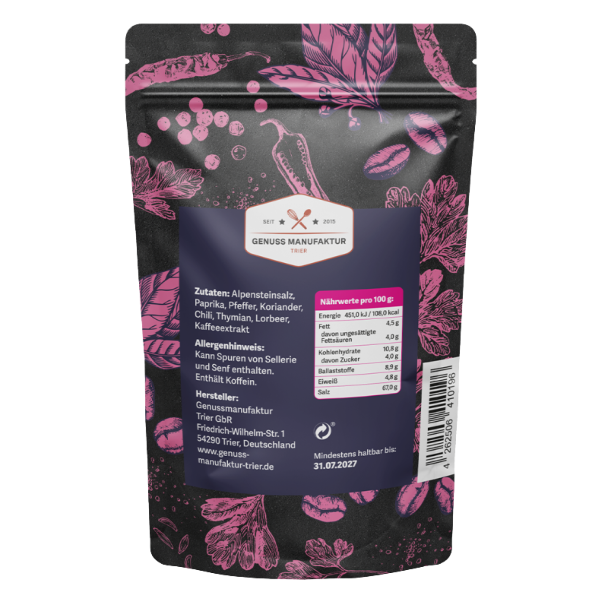 Mondo del Caffè Feinkost Orientalische Nacht Gewürz 100gr Beutel