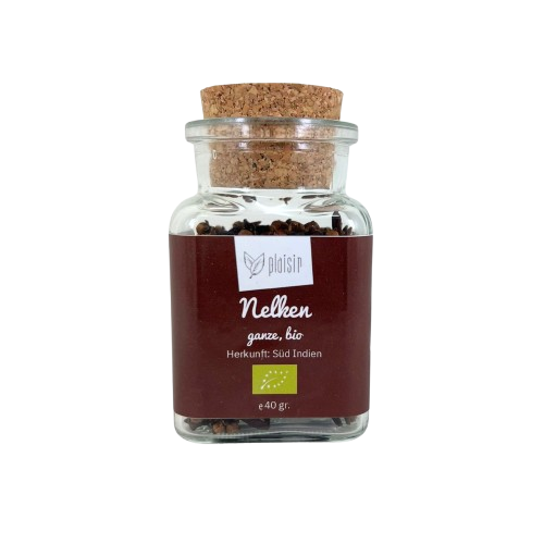 Mondo del Caffè Nelken ganz Bio Gewürz Glas Kork