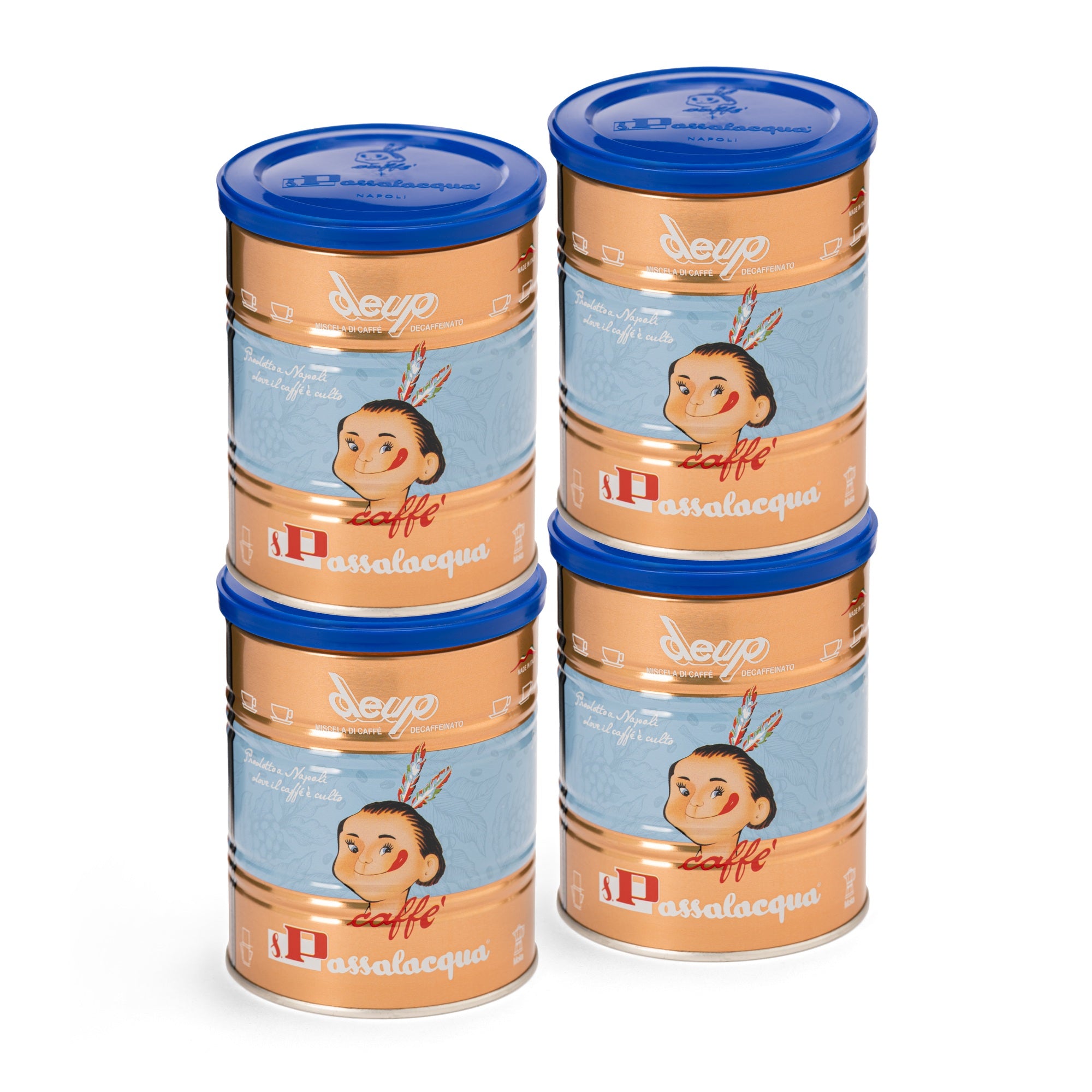 Passalacqua Deup entkoffeinierter Kaffee gemahlen 250g Dose