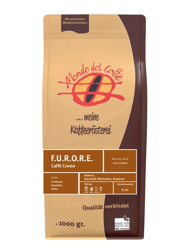 Mondo del Caffè F.U.R.O.R.E. Espresso 100% Arabica