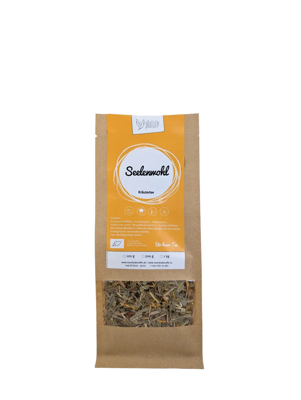 Mondo del Caffè Seelenwohl Bio Tee 100 g loser Aufguss
