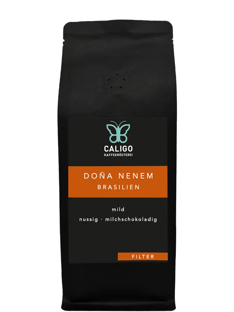 Caligo Dona Nenem Brasilien Filterkaffee 250g Bohnen mild-nussig