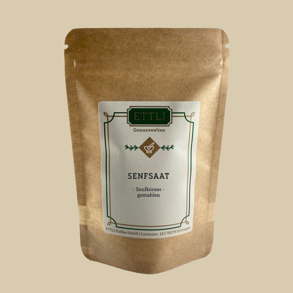 ETTLI Senfsaat gemahlen Einzelgewürz 50 g mild