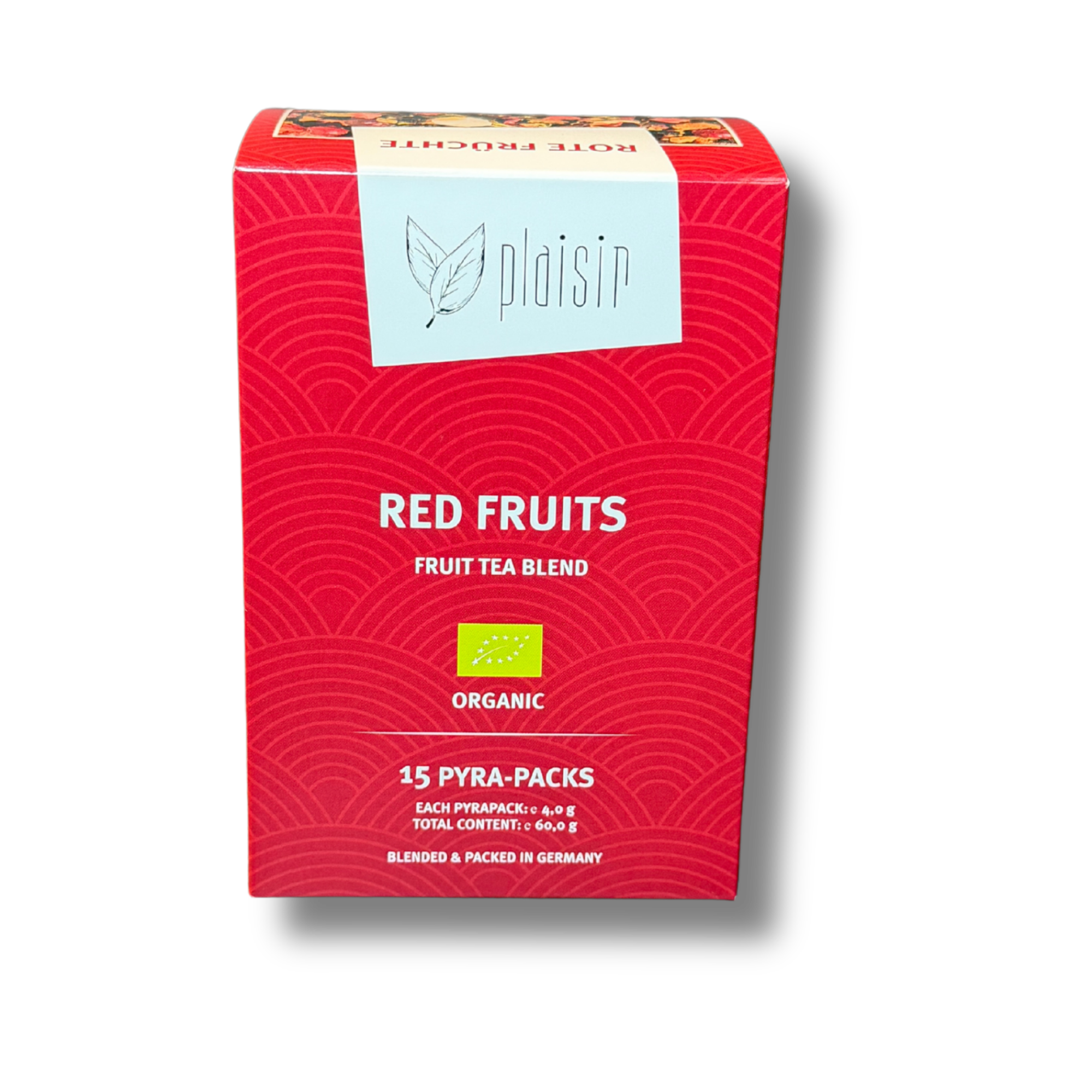 Plaisir Bio Rote Früchte Früchtetee Pyra Pack koffeinfrei