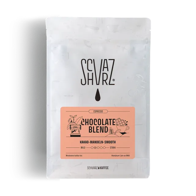 Schvarz Espresso Chocolate Blend Kaffee 350g ganze Bohnen