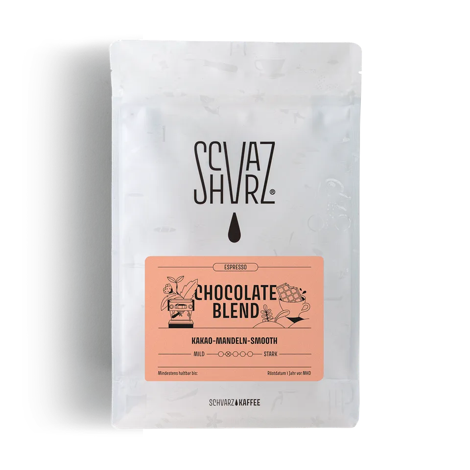 Schvarz Espresso Chocolate Blend Kaffee 350g ganze Bohnen