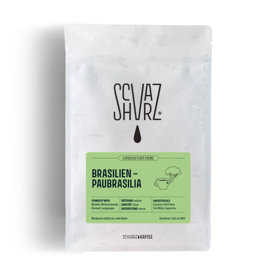 Schvarz FILTER Paubrasilia Filterkaffee 350 g ganze Bohne nussig