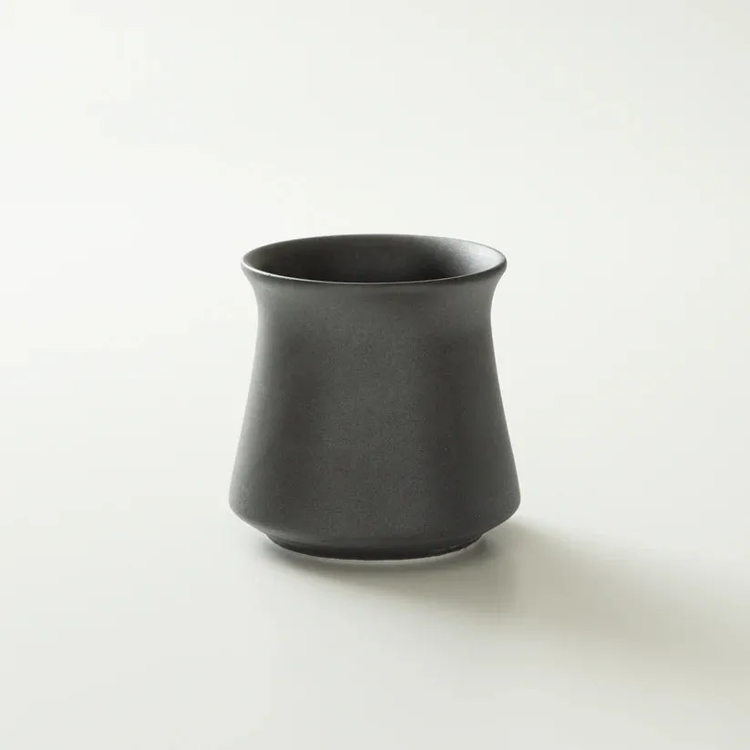 Origami Harmony Cup Porzellan-Tasse Matt Schwarz 320 ml