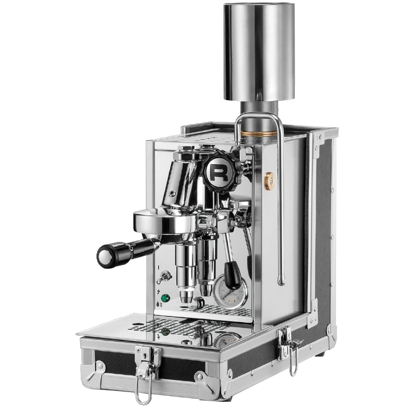 Rocket Porta Via Espressomaschine E61 mit Koffer