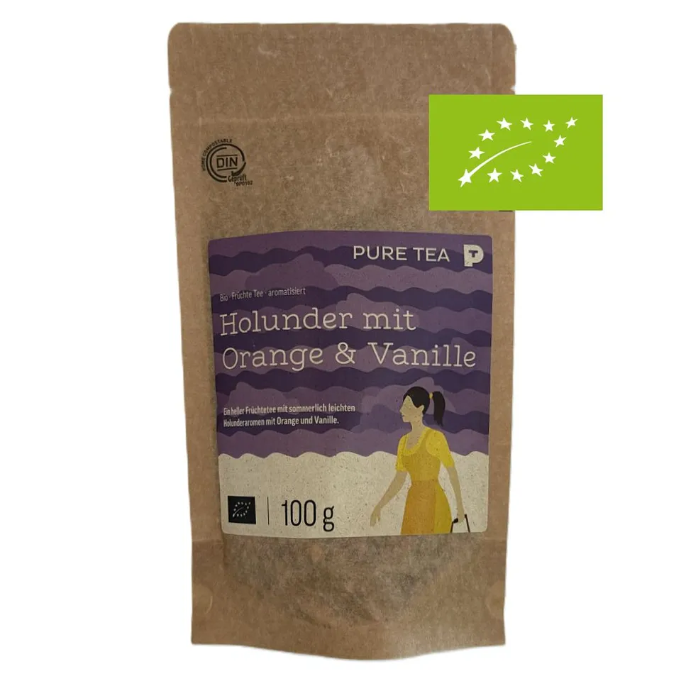 ETTLI Früchtetee Bio Holunder Orange Vanille 100 g