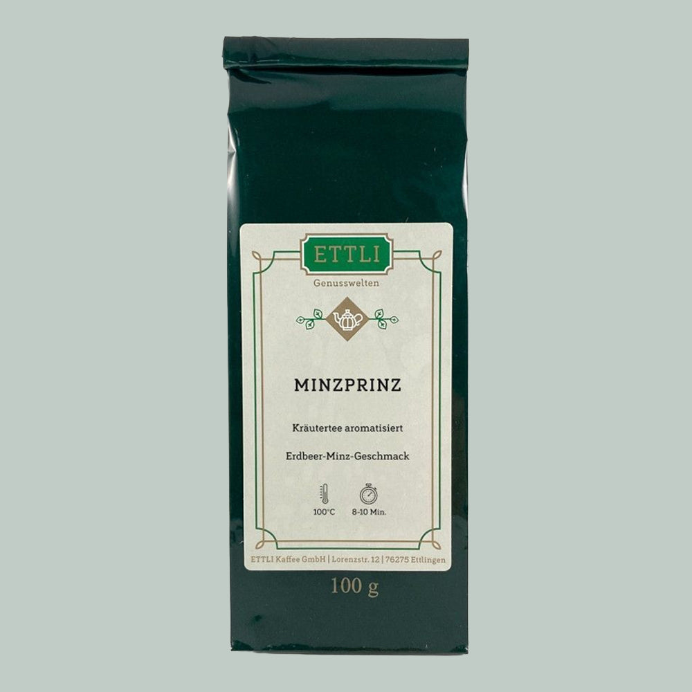ETTLI Minzprinz Kräutertee 100 g Erdbeere Minze